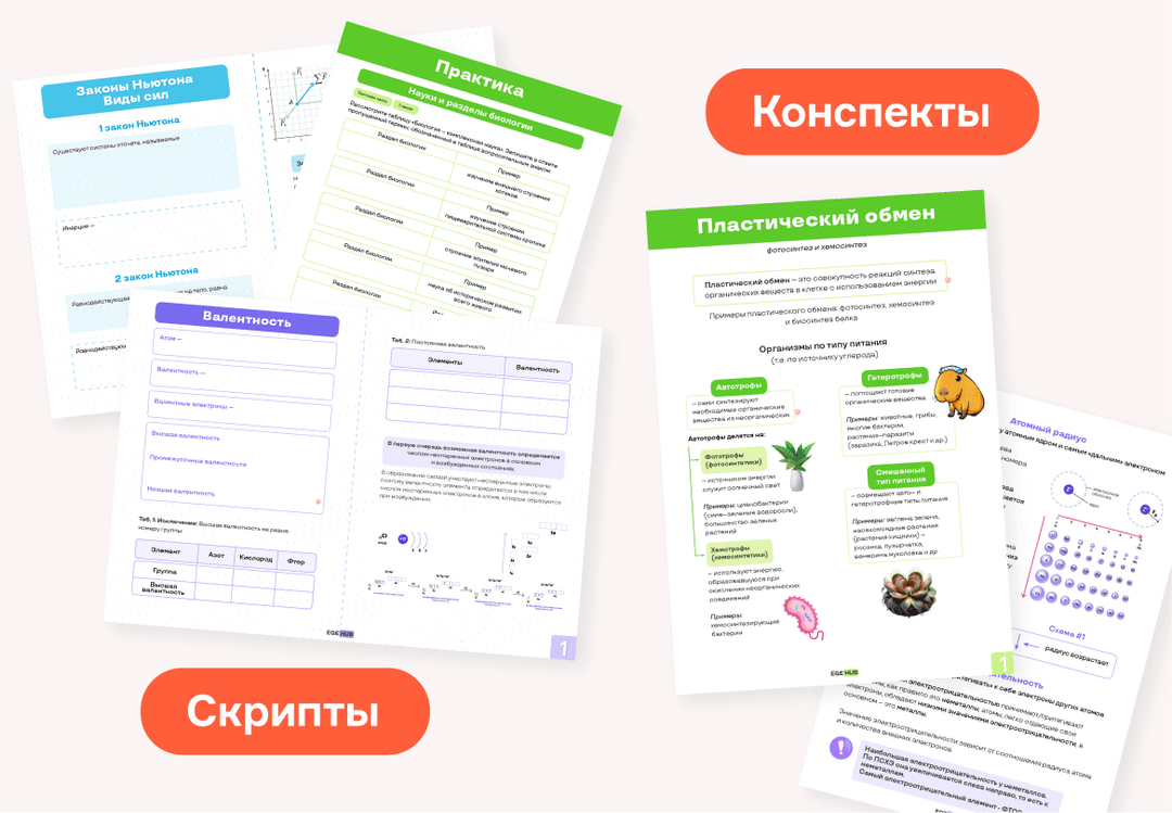 Все нужные материалы